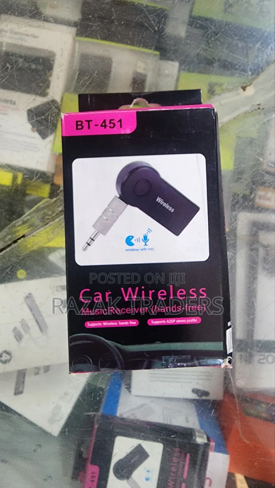Bluetooth Aux Mini Audio Receiver, Jack Handsfree Auto Bluetooth Car