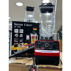 Silvercrest 4l 8000w Multipurpose Juice Commercial Blender - Black
