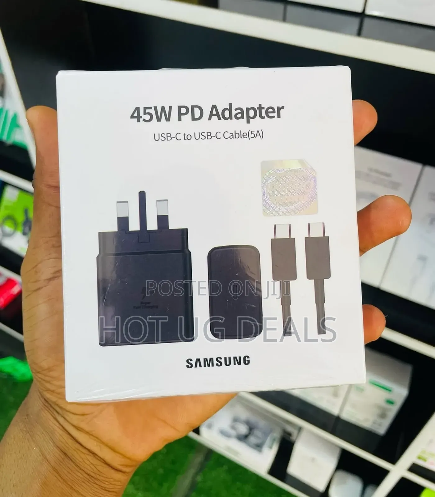 Samsung Usb-c 45w Pd Adapter Super Fast Charger With Type-c To C Cable