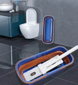 Large Flat Foldable Cleaning Bucket With Mop