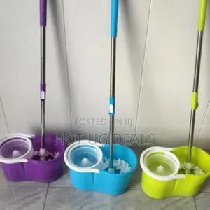 Magic Floor Cleaning Spin Mopper - Multicolor