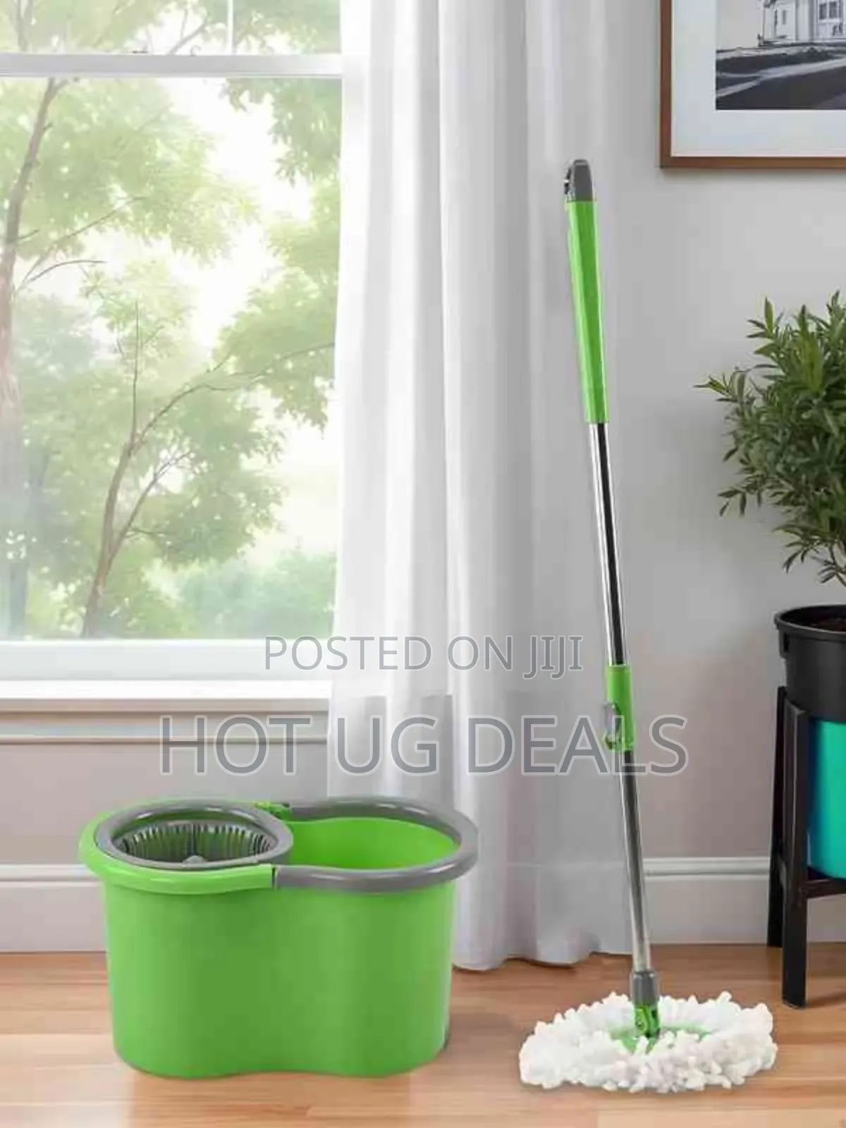 Magic Floor Cleaning Spin Mopper - Multicolor