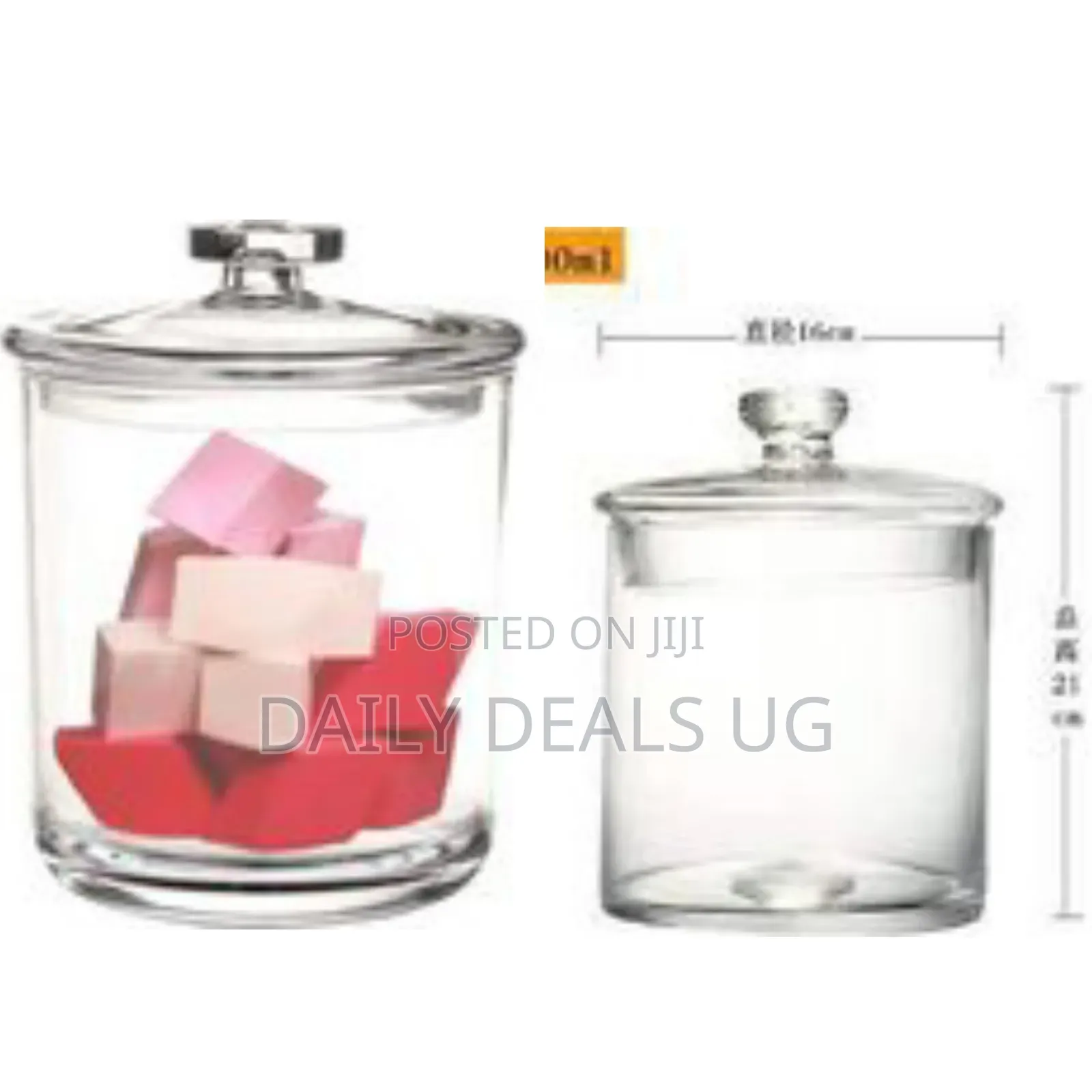 800ml Acrylic Jar Kitchen Food Bulk Container for Spices Dried Fruit