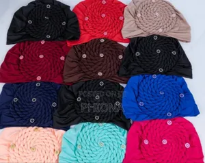 Womens Flowered Head Turban