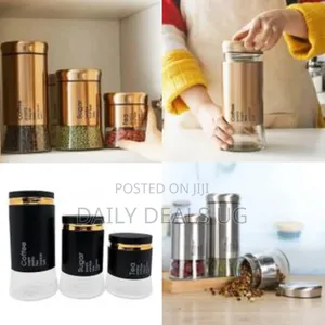 Big Multifunction Creative Food Glass Jars With Lids for Kitchen