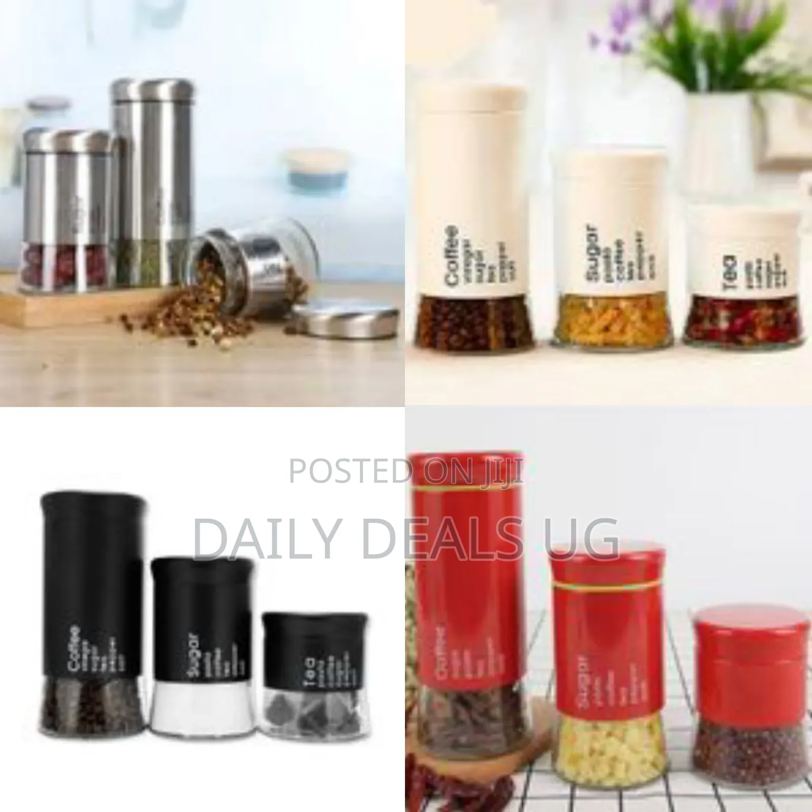 Big Multifunction Creative Food Glass Jars With Lids for Kitchen