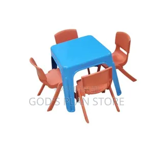 Plastic Kids Dining Table and Chairs(Reading/Dining)