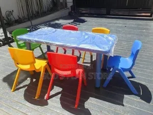 Generic Plastic Kids Chairs and Table Set