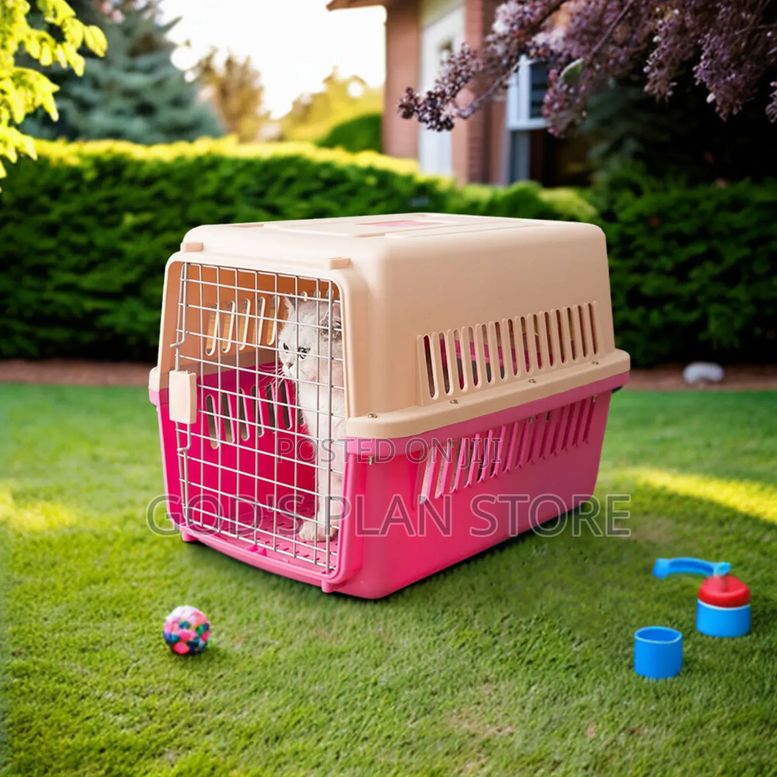 Portable Dogs Cats Carrier Crate Cages