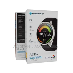 Powerology Aura Smart Watch With 1.73" Amoled Screen,