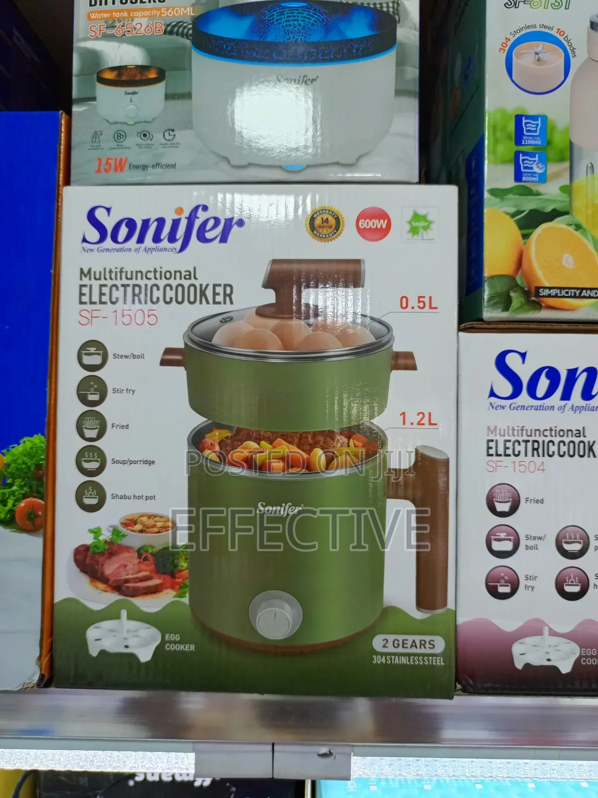 Sonifer Multifunctional Electric Cooker Sf-1505.