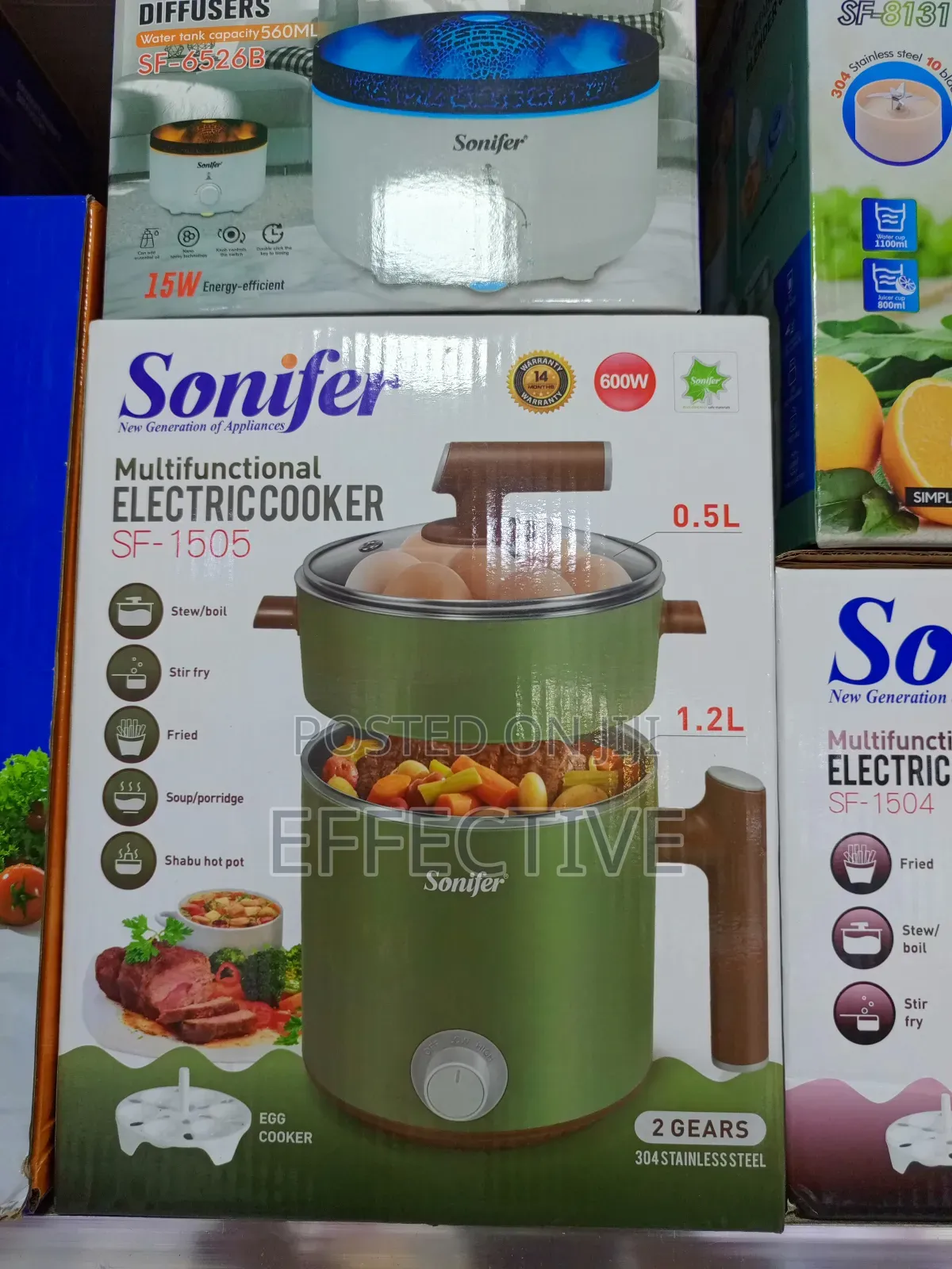 Sonifer Multifunctional Electric Cooker Sf-1505.