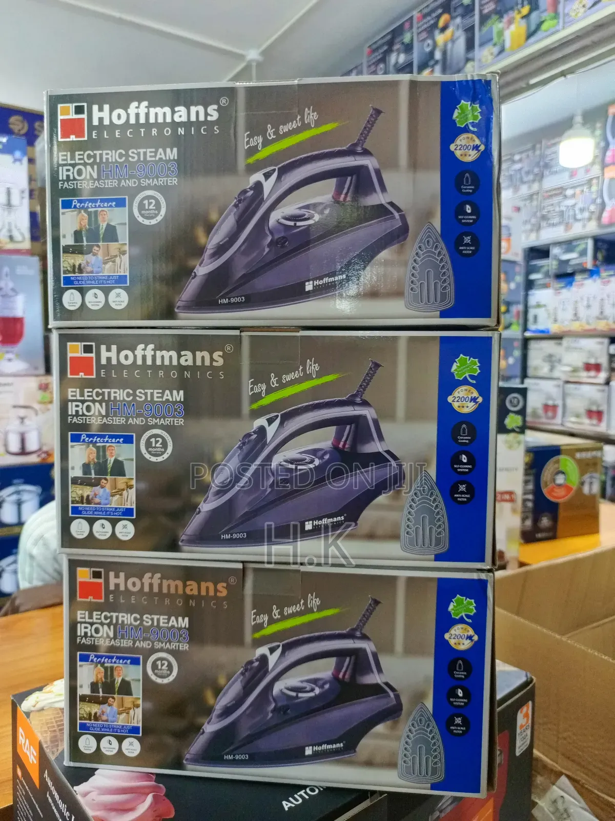 Hoffmans Electric Steam Iron