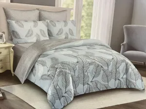6x6 Bedcover With One Bedsheet And Two Pillow Covers - Multicolored