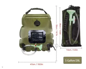 Solar Shower Bag 20l Hot Water Shower Bag