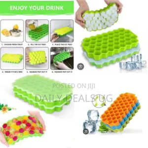 1 Piece Ice Cube Tray 37 Grids Silicone Ice Cube Mold for Freezer