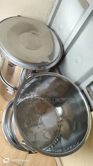 Uk Used 60l Saucepans, Stainless Steel