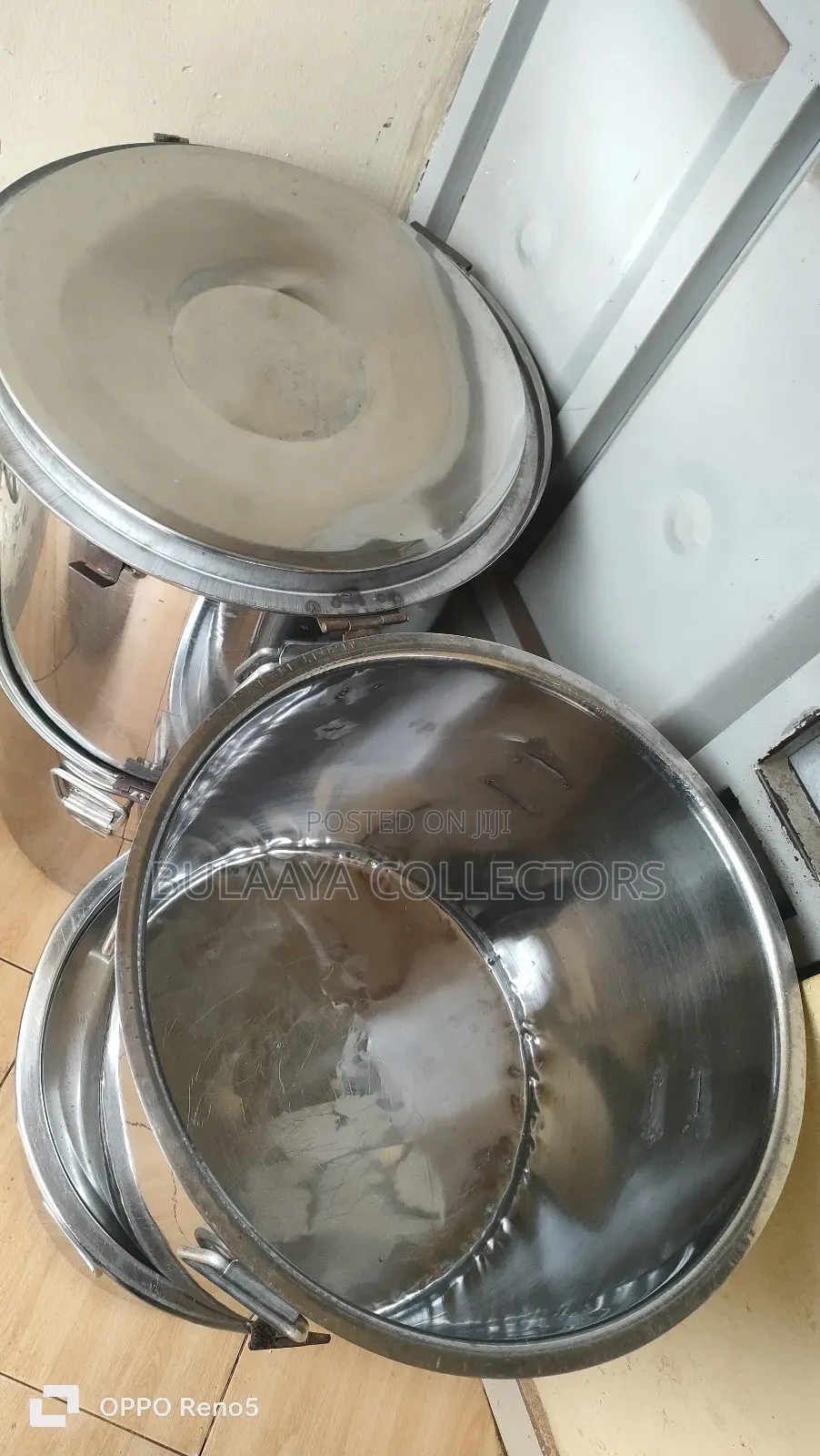 Uk Used 60l Saucepans, Stainless Steel