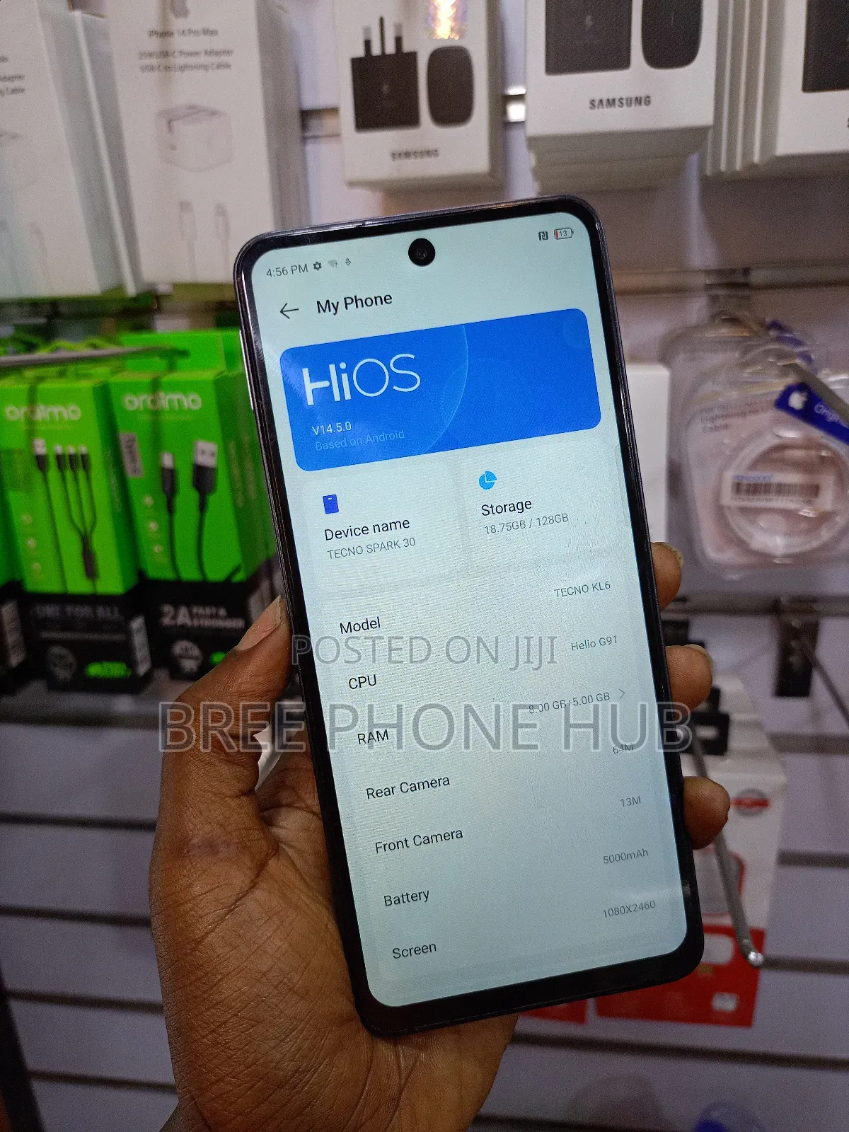 Tecno Spark 30 128 GB Black