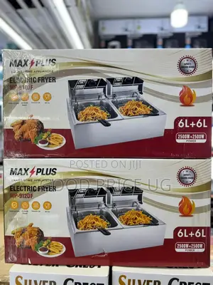 Maxplas 6l+6l Electric Deep Fryer