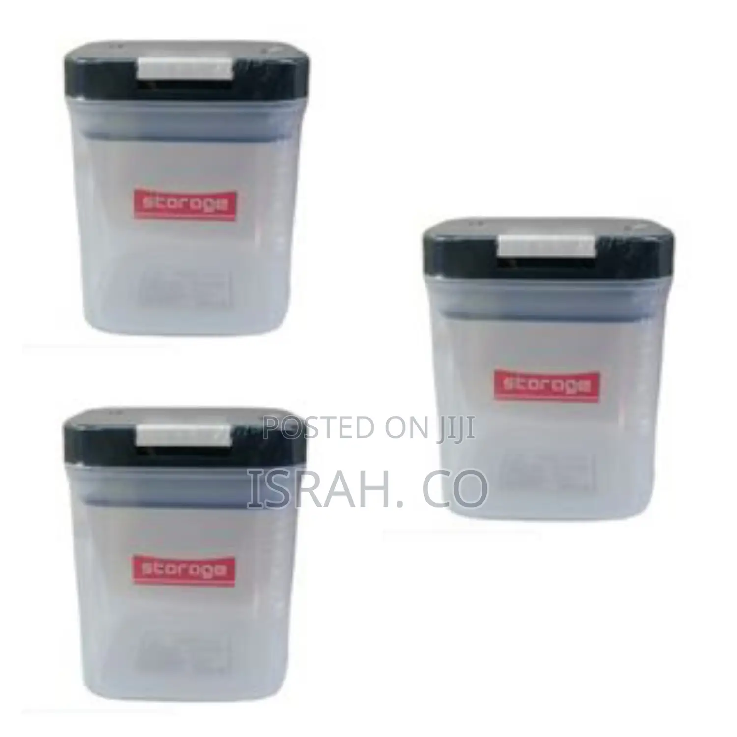 Transparent Storage Box Tin Containers Organizer