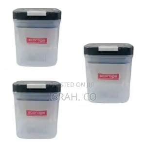 Transparent Storage Box Tin Containers Organizer