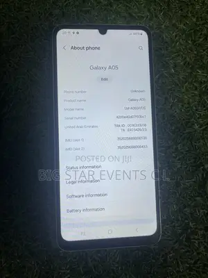 New Samsung Galaxy A05 64 GB Black