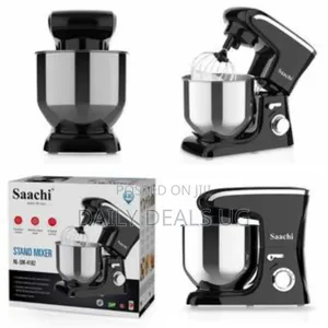 Saachi 8 Litres 6-Speed Stand Mixer With Pulse Function-Black