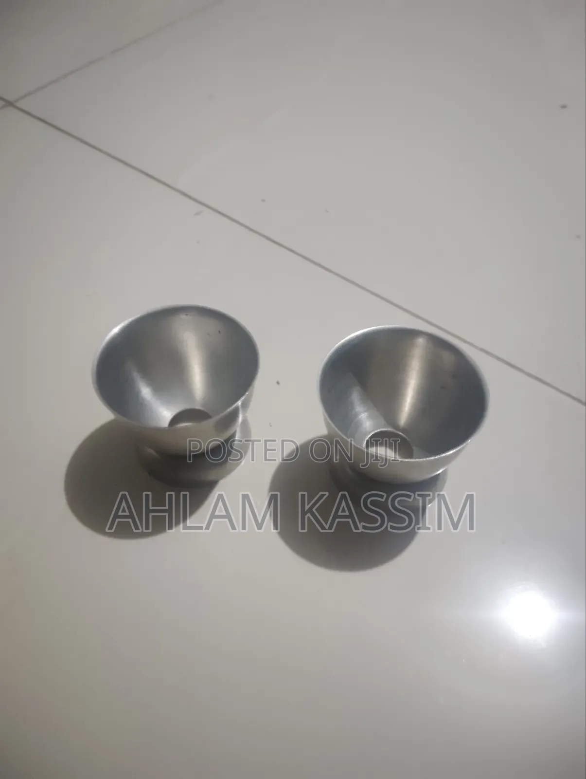 Pair of Half Boiled Egg Cup Holder Trays