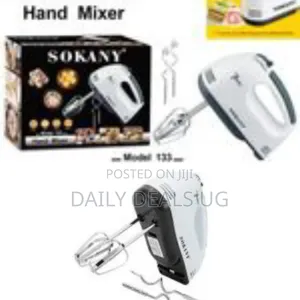 Sokany 7 Speed Egg Beater, Hand Mixer 180w- Multicolor