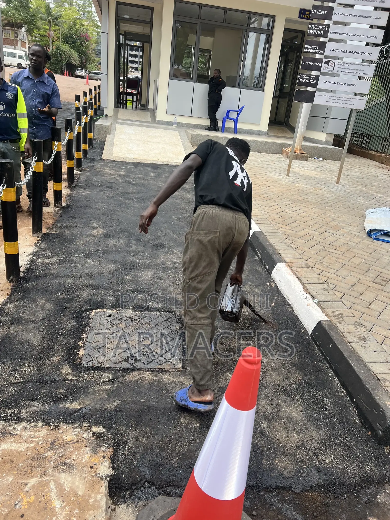 Walkway Asphalting