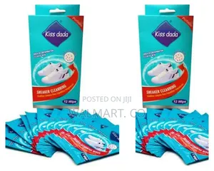 12 Pieces Sneaker Cleaning Wet Wipes