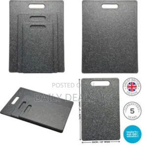 3 PCS Chopping Board Set Nonslip Meat Cutting Block Plastic Chopping