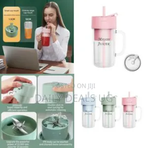 500ml Wireless Juicer Cup 10 Blades Portable Juice Blender Mini Ice