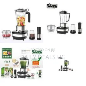 DSP 4-in-1 Unbreakable Jar Food Processor Chopper Kitchen Vegetables