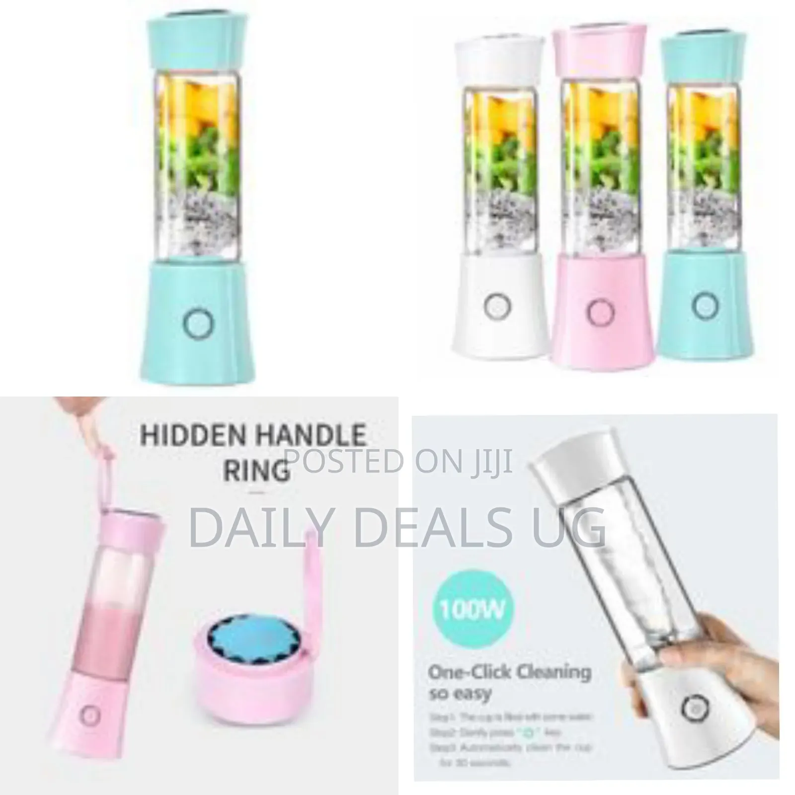 Multifunctional Rechargeable Portable Juicer Blender Mixer Usb
