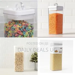 3.1 Liter Twist 'N Lock Airtight Square Plastic Canister With Ring Top