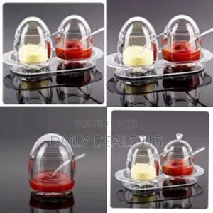 2 PCS Acrylic Seasoning Box Clear Seasoning Rack Spice Pots Storage