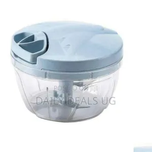 520ml Mini Hand Pull Chopper Food Processor, Blue