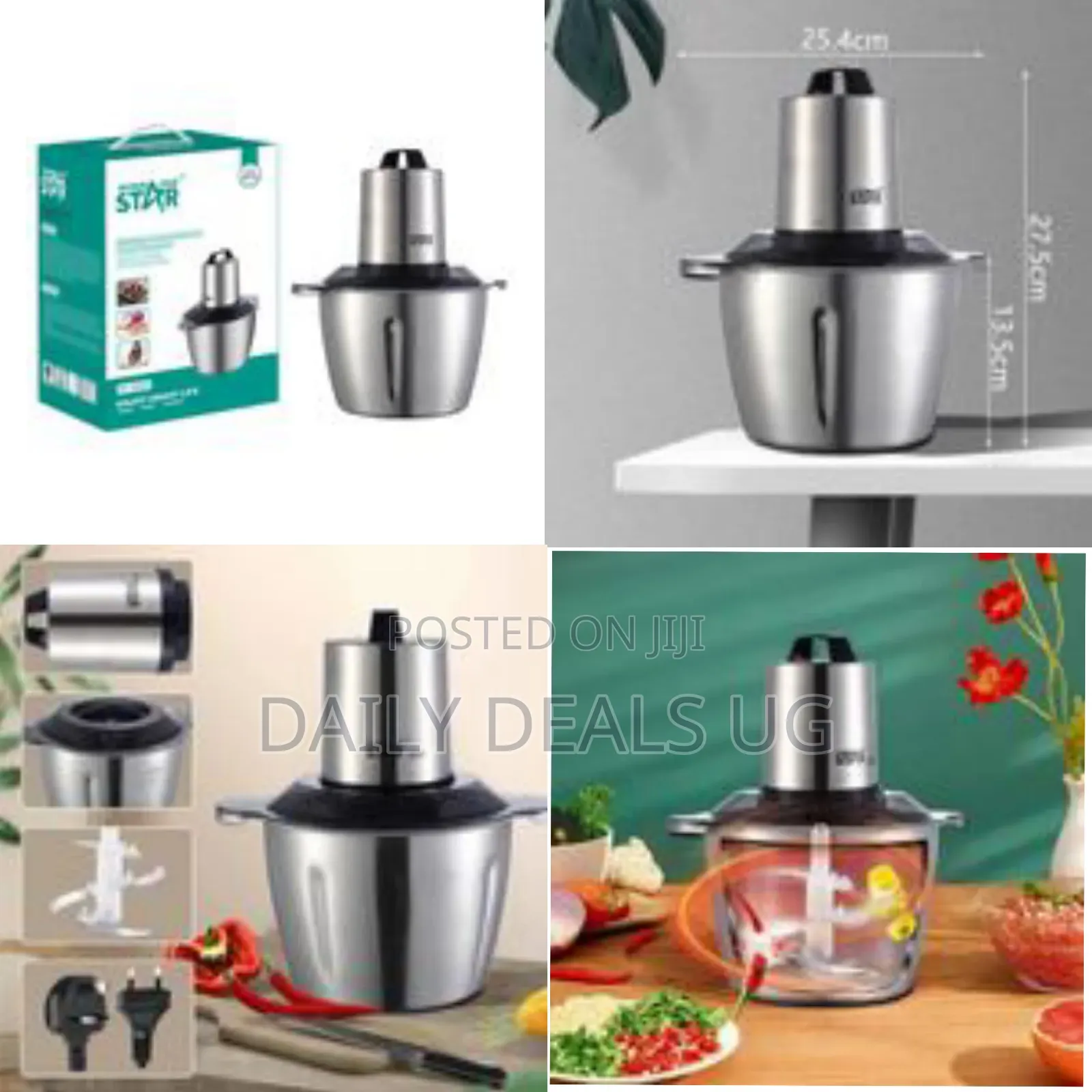 Winningstar 3l Electric Multi-Functional Food Processor, Meat Grinder