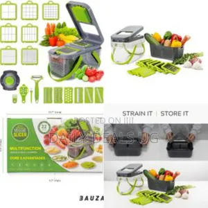 Vegetable Chopper, 22 in 1 Onion Chopper With Large Container