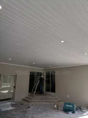 Modern PVC Ceiling Installation With Led Spotlights
