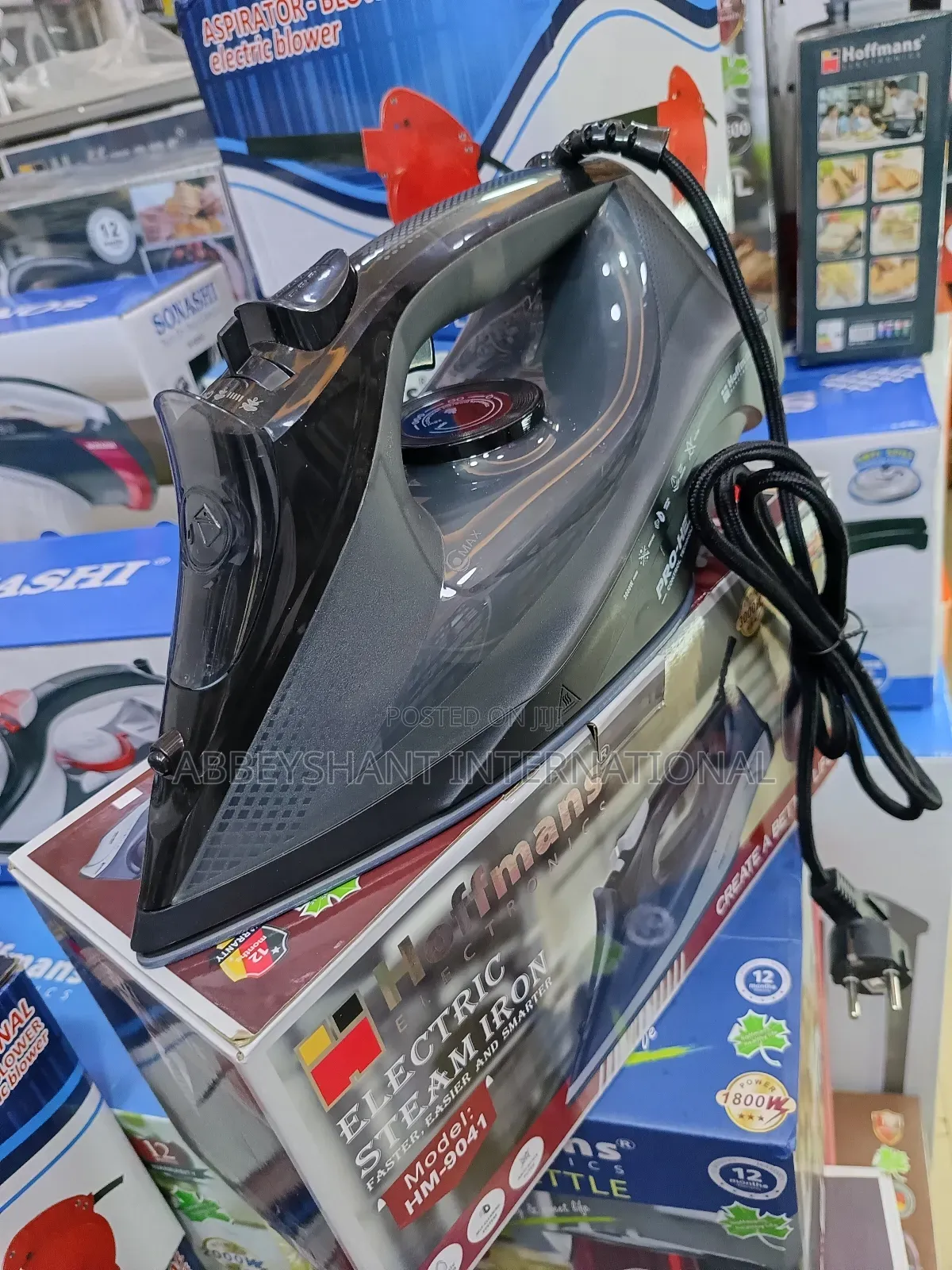 Hoffman Steam Iron Electric Flat Iron