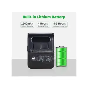 Portable 58mm Mini Thermal Receipt Printer Wireless Bt Mobile