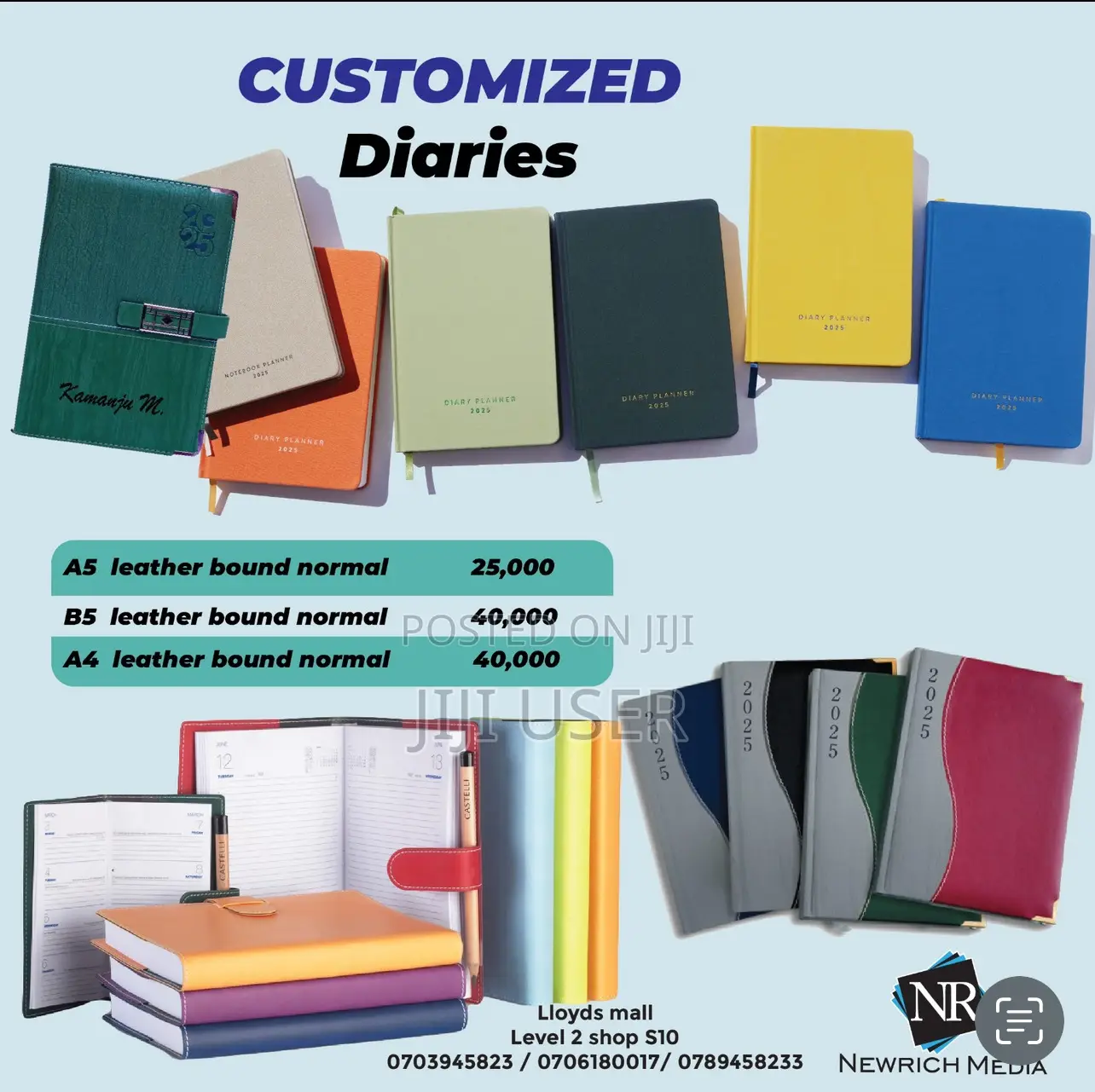 2026 Customized Dairies