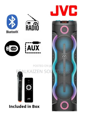 JVC Bluetooth Rechargeable Party Speaker With Microphone