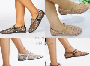 Netted Flat Pumps