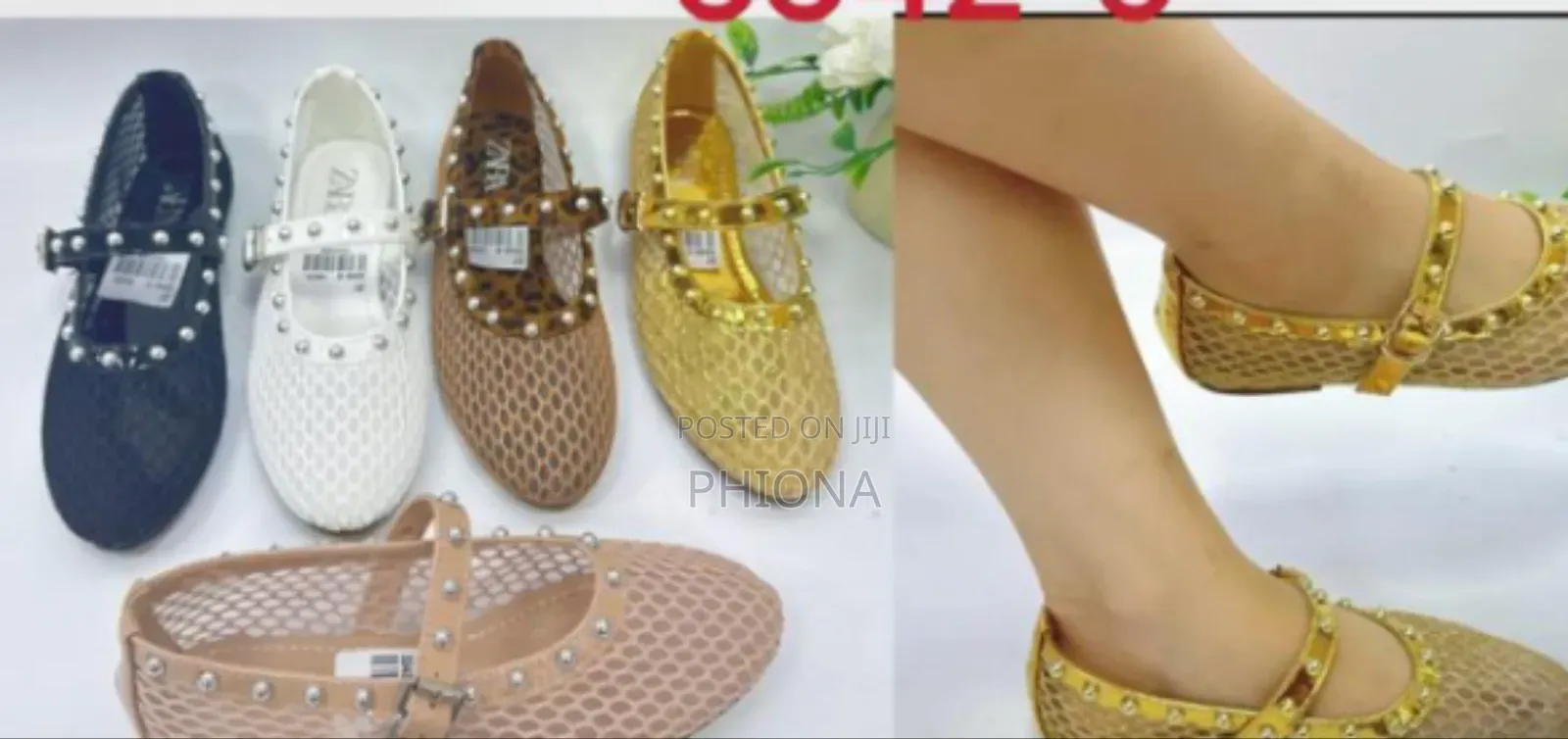 Netted Flat Pumps
