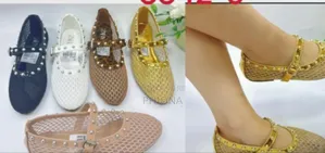 Netted Flat Pumps