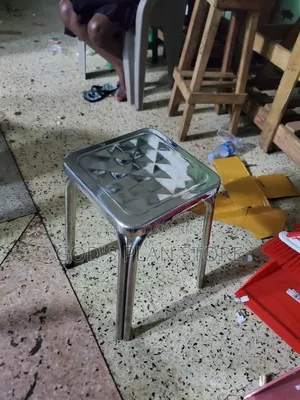 Square Metallic Stools Square Metallic Stools